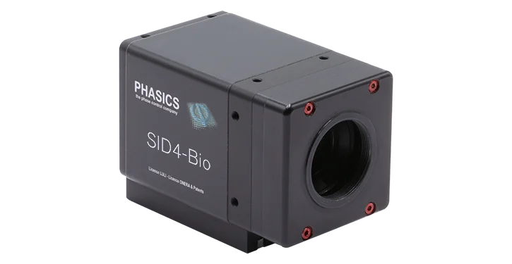 Phasics SID4-Bio wavefront sensor and quantitative phase imaging camera